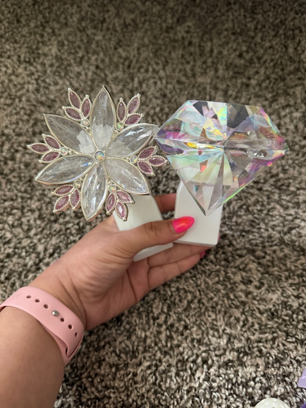 Bath & Body Works Iridescent Crystal Diamond & Clear Floral plug ins.